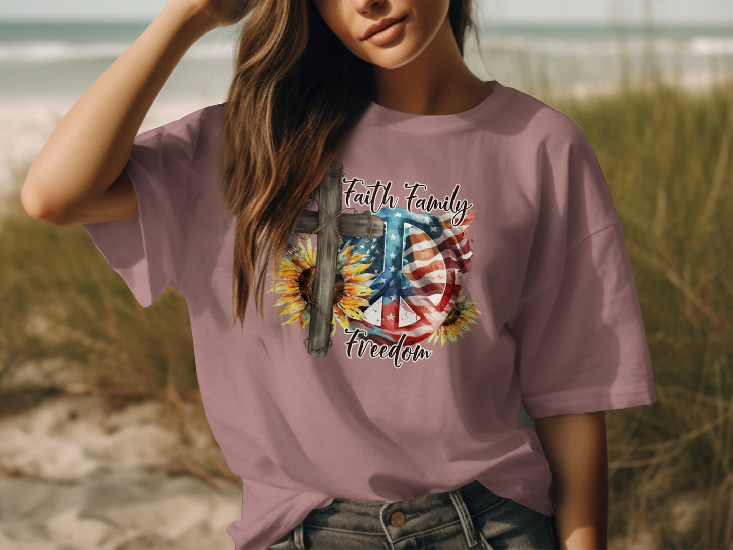 Faith Family Freedom T-shirt - The American Glory