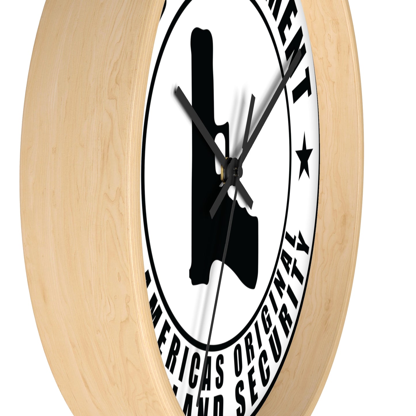 2nd Amendment Wall clock 2nd Amendment Americas Original Homeland Security Wall Clock - The American Glory