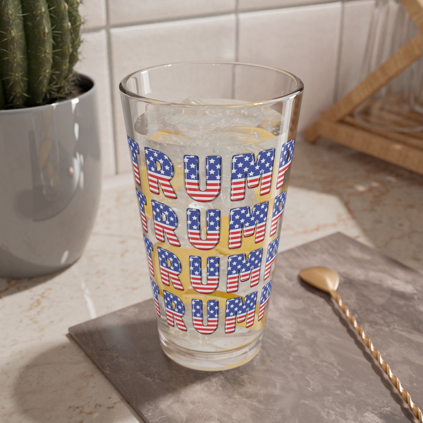 Donald Trump Pint Glass | 16oz Drinking Glass - The American Glory