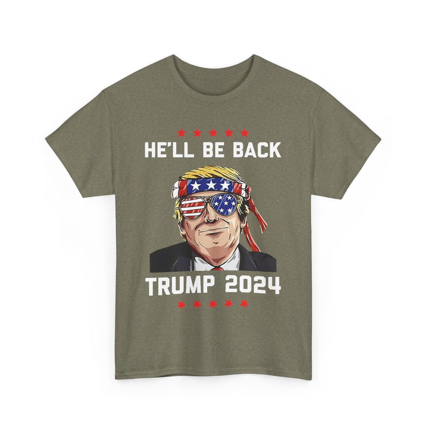 Trump 2024 i'll be Back T-shirt | Express Delivery available - The American Glory