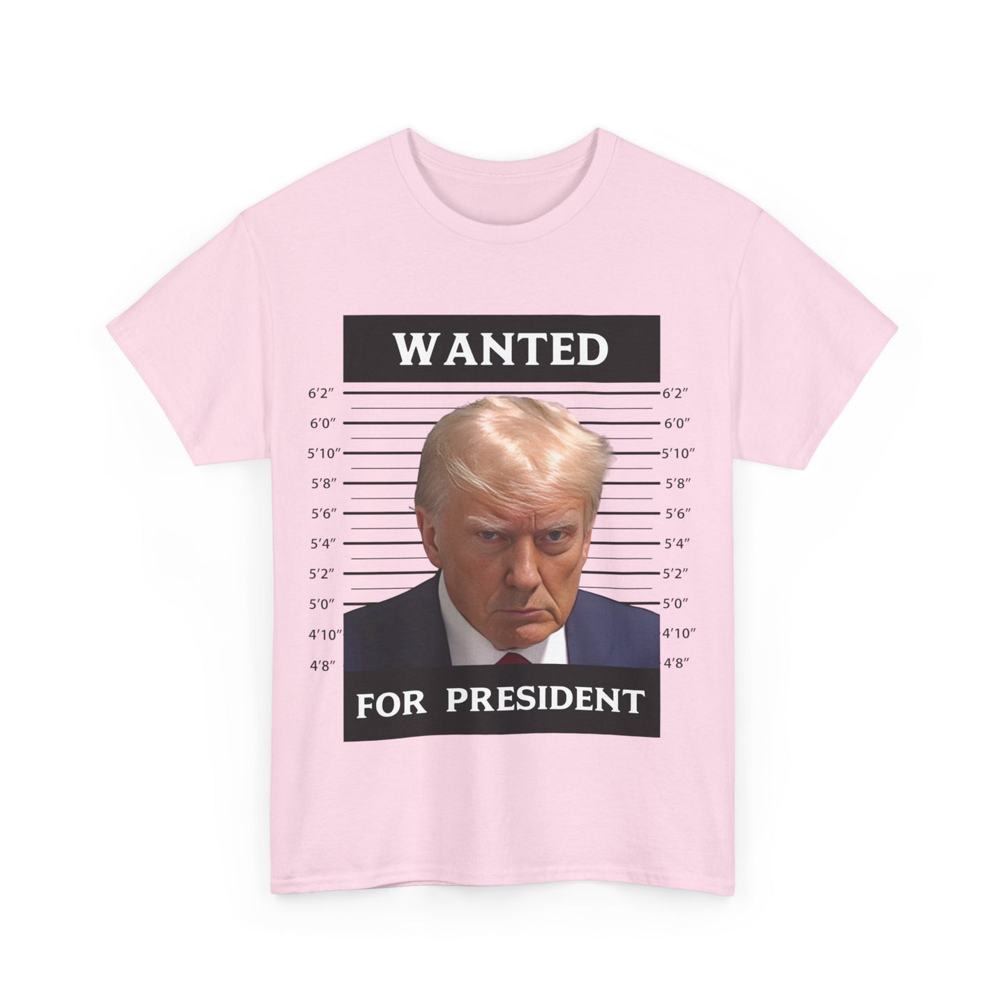 Wanted Donald Trump for President 2024 Election Trump Mug Shot T-Shirt Never Surrender Pro Trump Save American Support Fans Tees - The American Glory