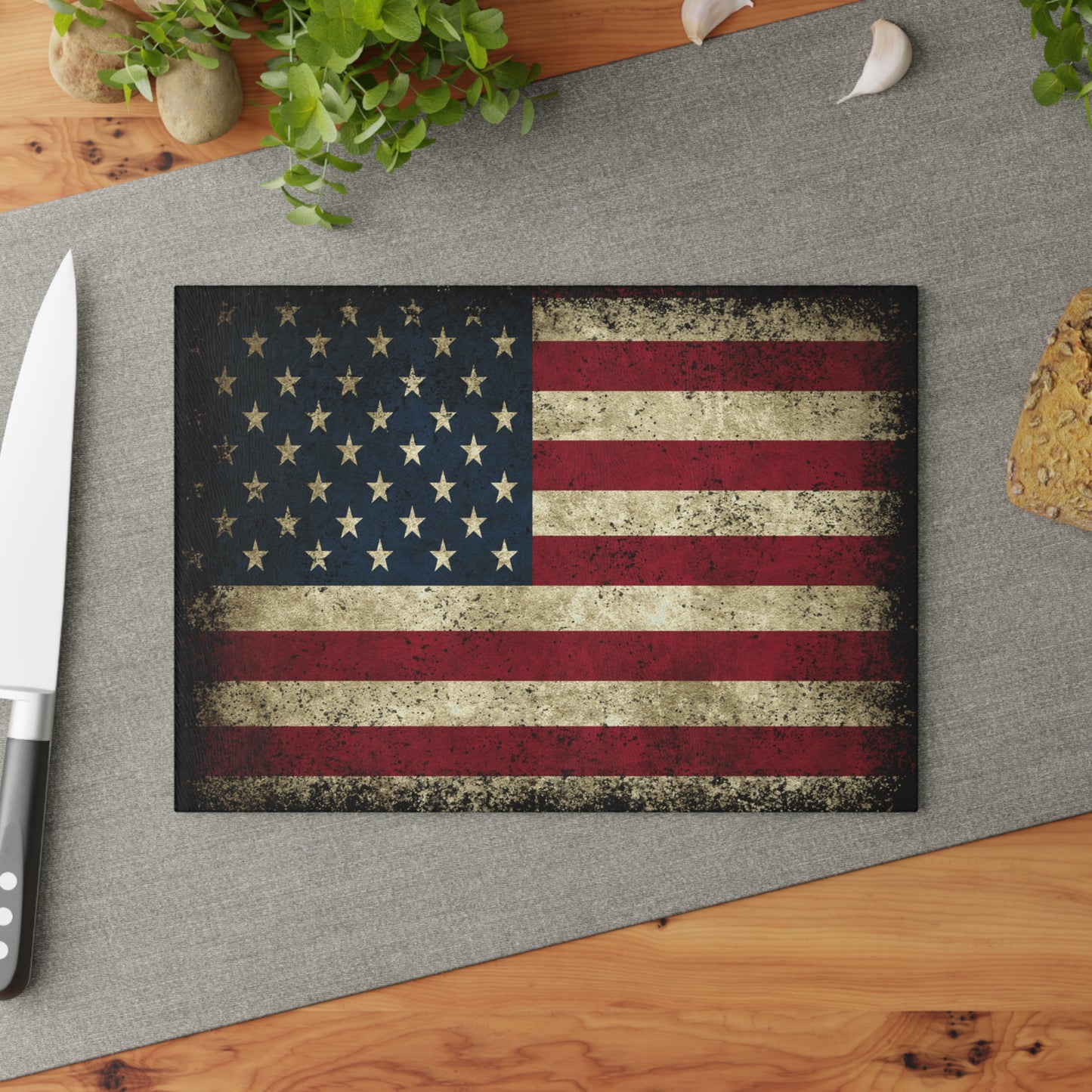 American Flag Glass Cutting Board - The American Glory