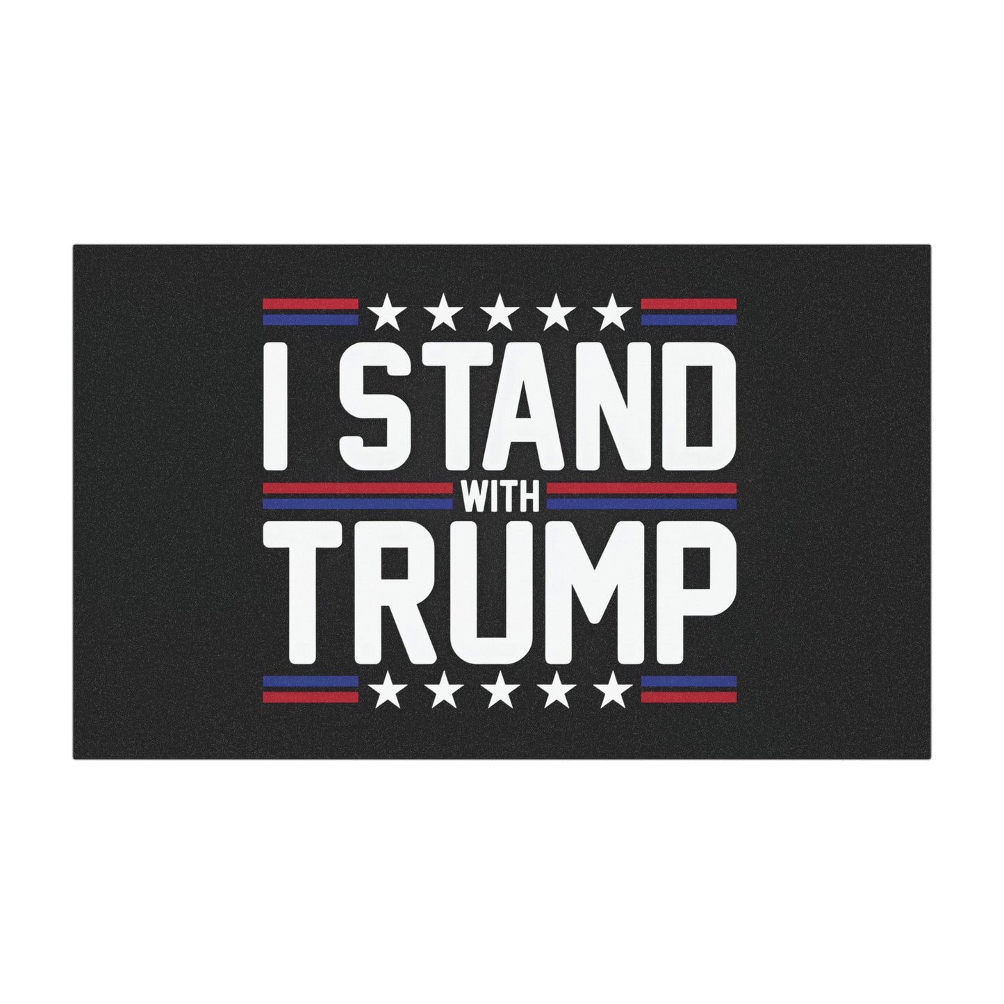 I Stand with Trump Car Magnet, Trump 2024 Bumper Sticker, Donald Trump Weatherproof car magnets, MAGA Stand with Trump Bumper Stickers - The American Glory