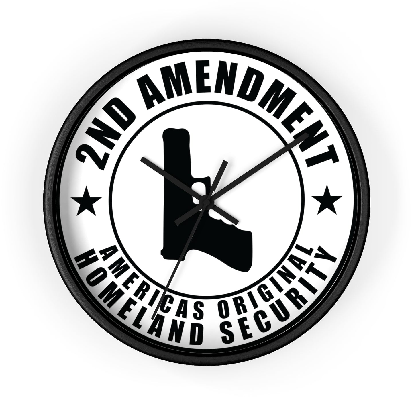 2nd Amendment Wall clock 2nd Amendment Americas Original Homeland Security Wall Clock - The American Glory