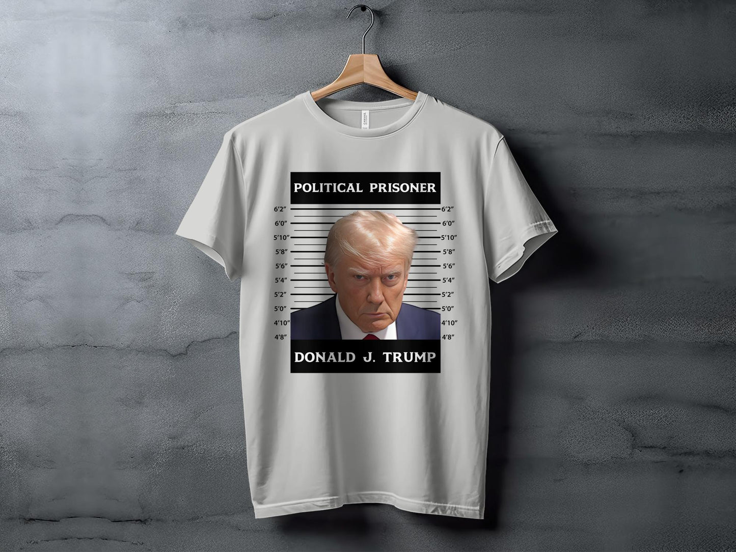 Trump Mugshot Unisex Shirt | Donald Trump Political Prisoner T-shirt | Free Trump Shirt | Stand with Trump 2024 Tee | MAGA Shirts - The American Glory