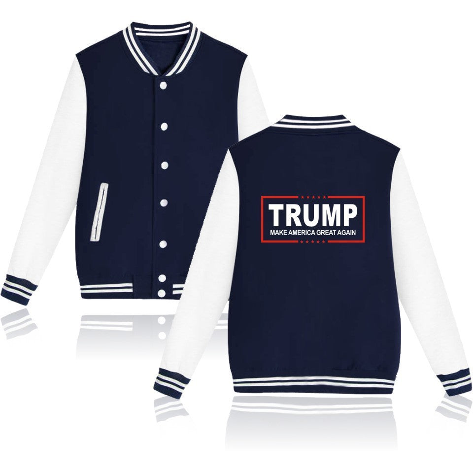 Trump 2024 Varsity Jacket, MAGA Bomber Jacket - The American Glory
