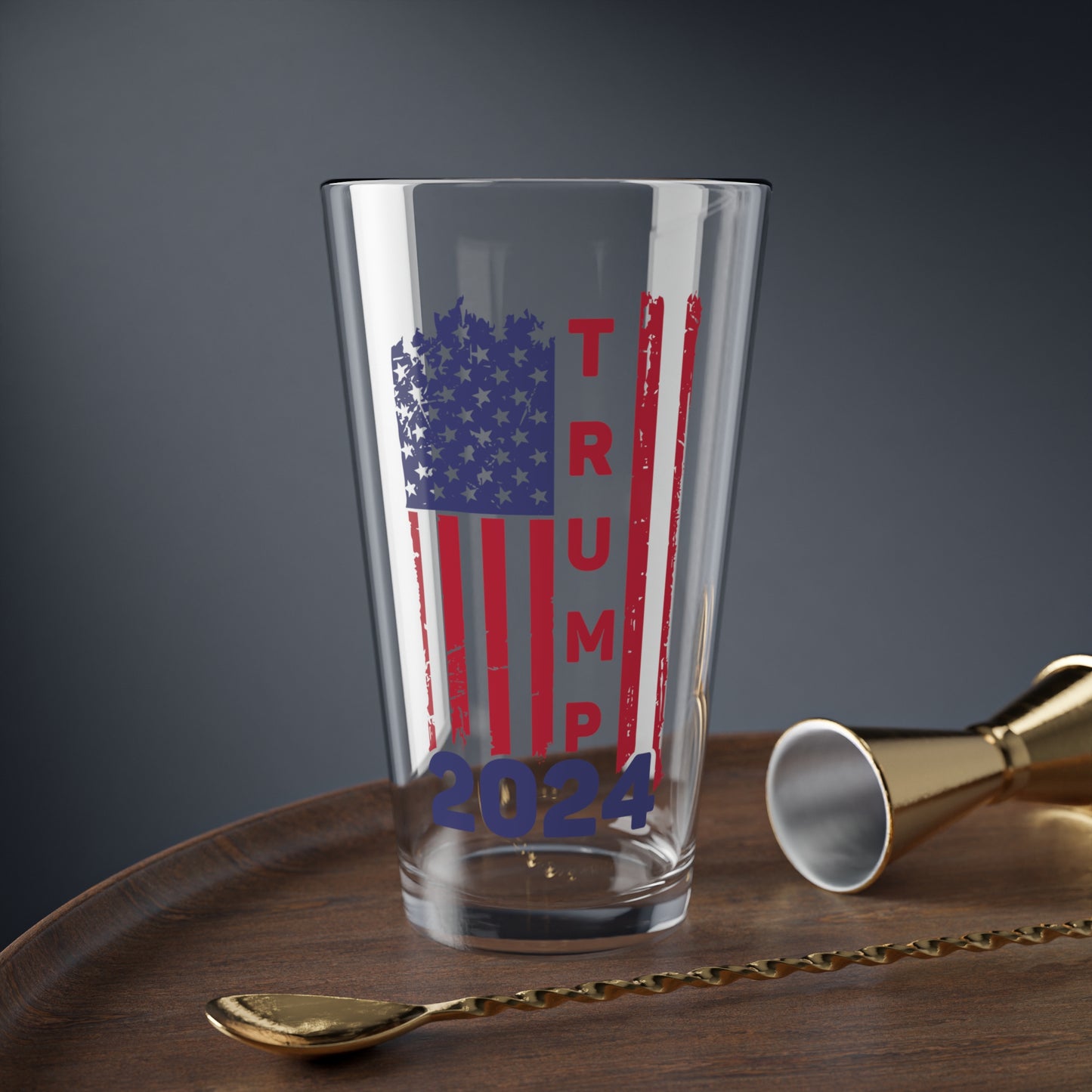 Trump 2024 Pint Glass | 16oz Beer Glass - The American Glory
