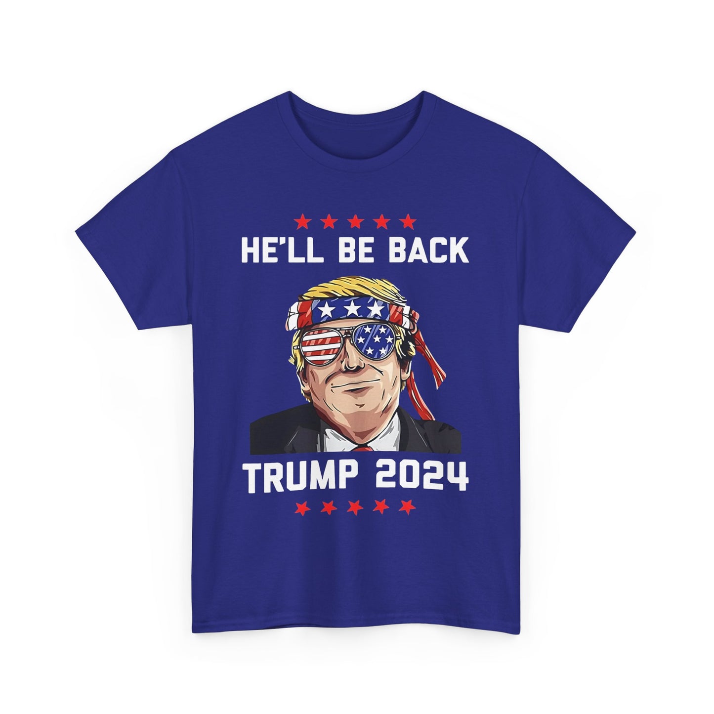 Trump 2024 i'll be Back T-shirt | Express Delivery available - The American Glory