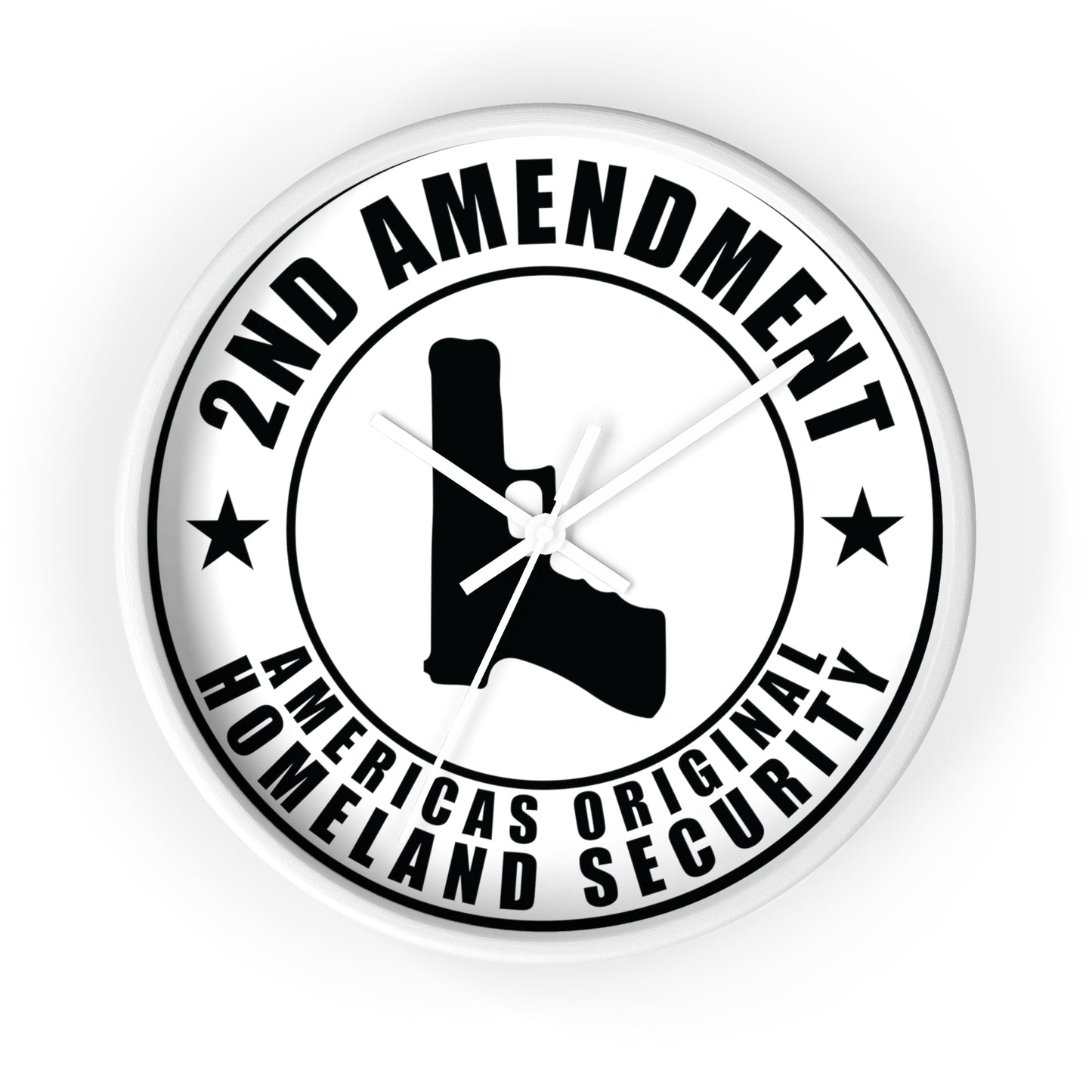 2nd Amendment Wall clock 2nd Amendment Americas Original Homeland Security Wall Clock - The American Glory