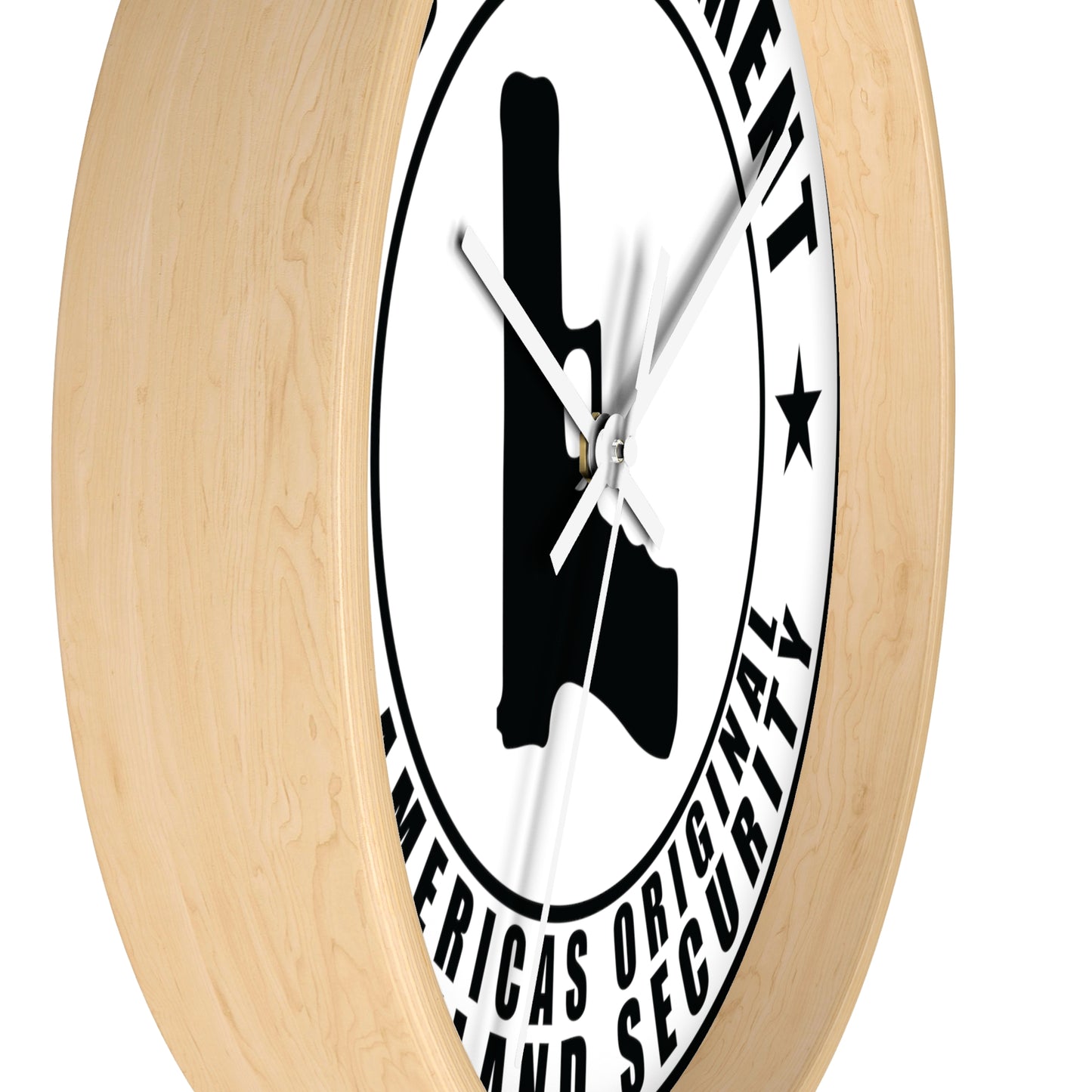 2nd Amendment Wall clock 2nd Amendment Americas Original Homeland Security Wall Clock - The American Glory