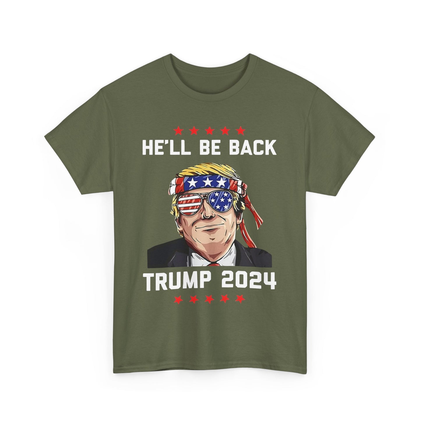 Trump 2024 i'll be Back T-shirt | Express Delivery available - The American Glory