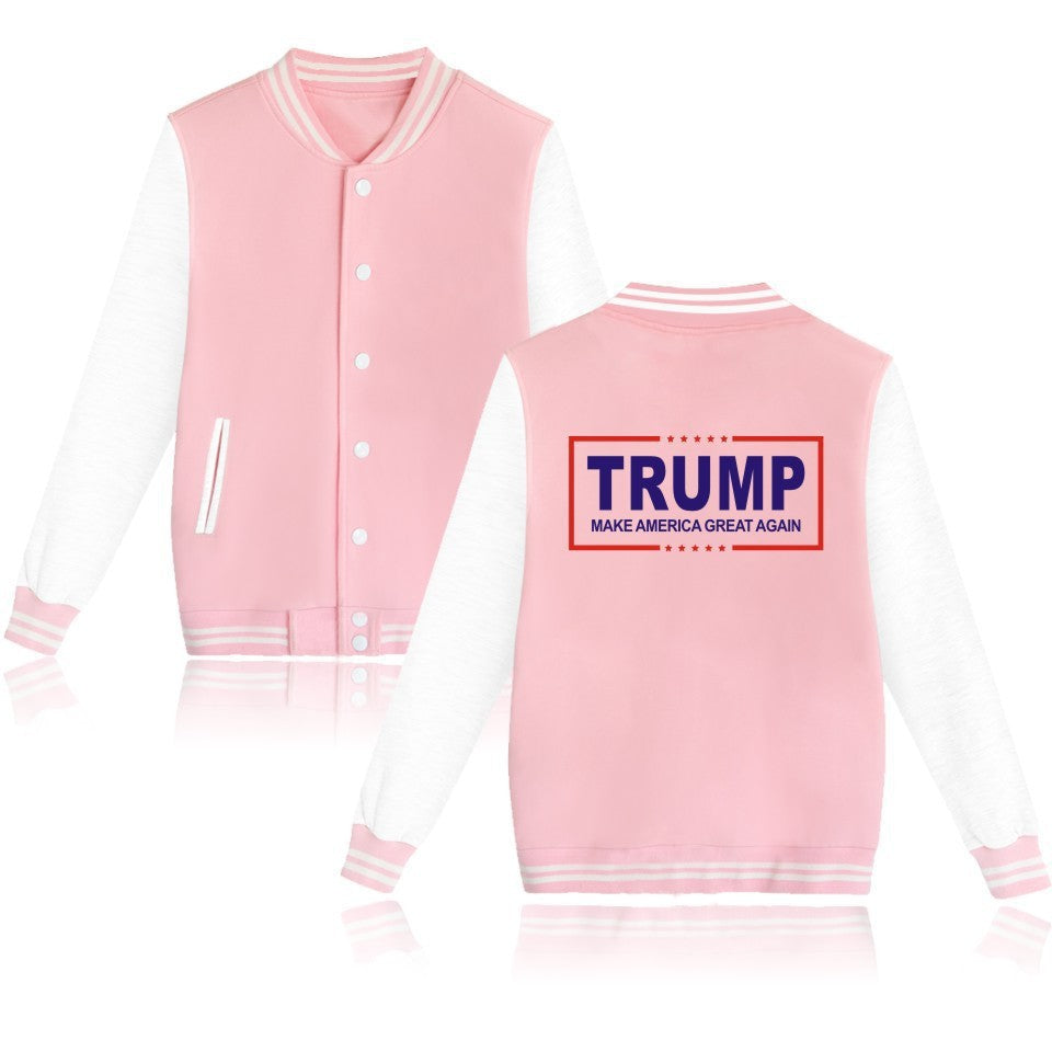 Trump 2024 Varsity Jacket, MAGA Bomber Jacket - The American Glory