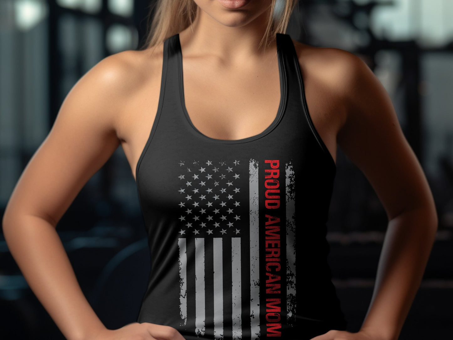 Proud American Mom Jersey Tank - The American Glory