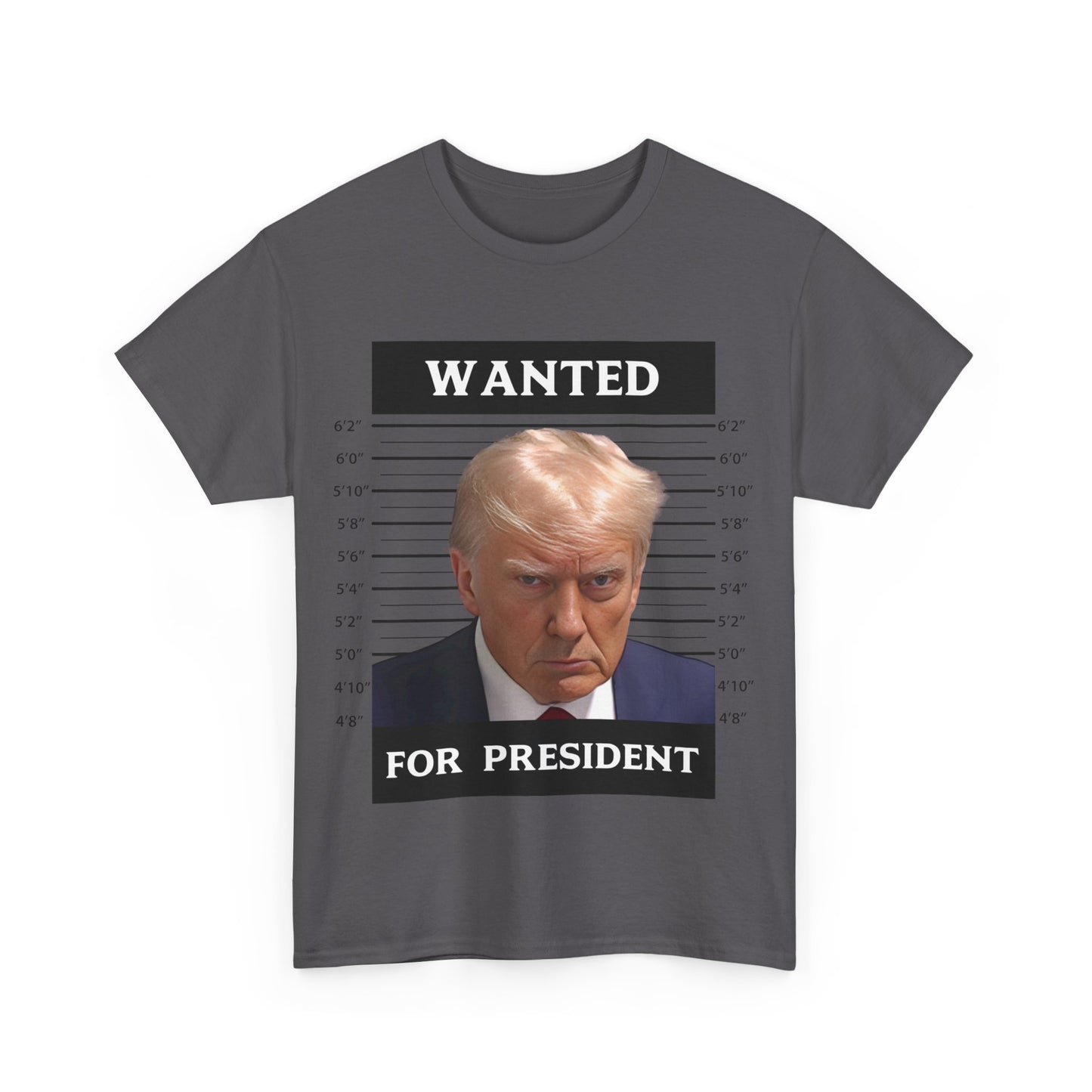 Wanted Donald Trump for President 2024 Election Trump Mug Shot T-Shirt Never Surrender Pro Trump Save American Support Fans Tees - The American Glory
