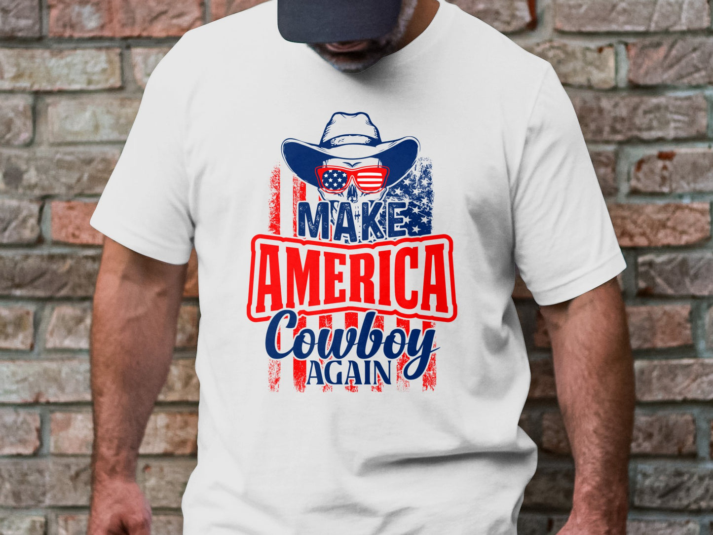 Make America Cowboy Again T-shirt - The American Glory