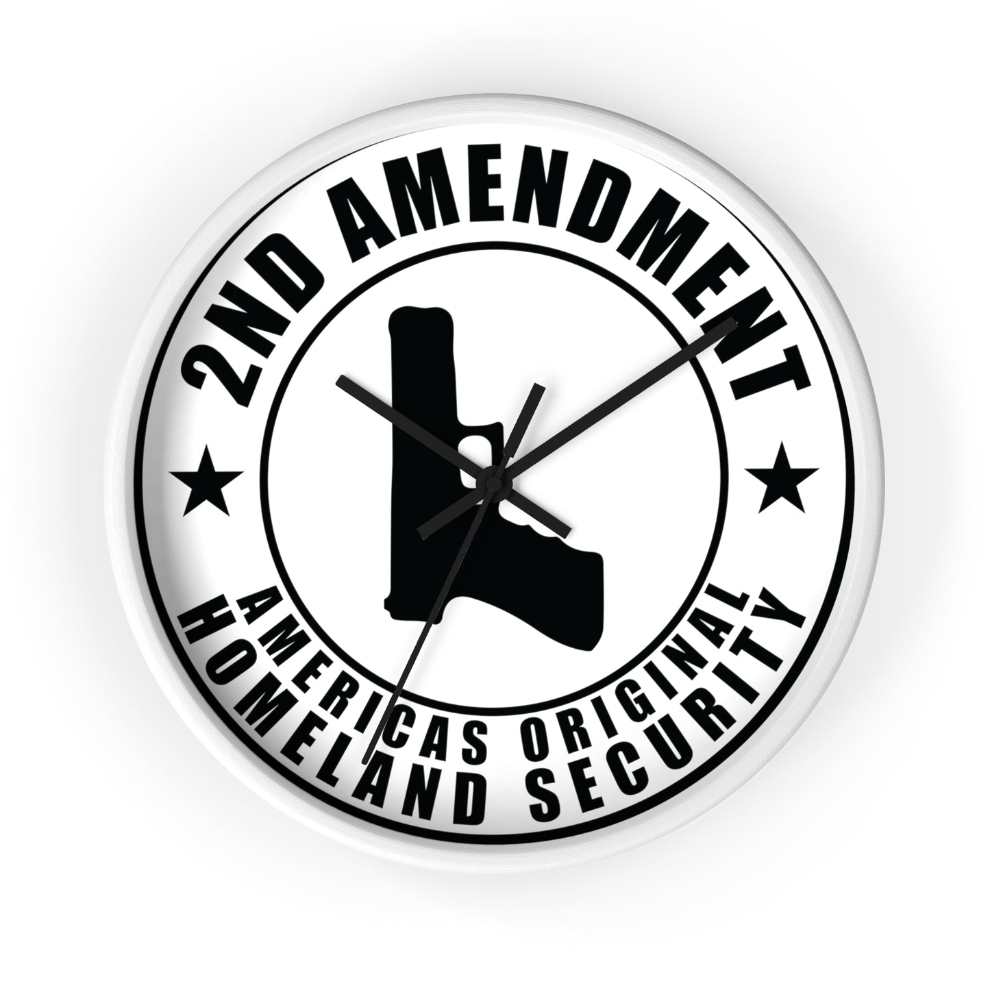 2nd Amendment Wall clock 2nd Amendment Americas Original Homeland Security Wall Clock - The American Glory