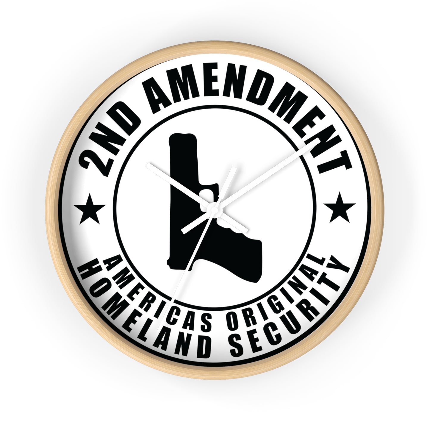2nd Amendment Wall clock 2nd Amendment Americas Original Homeland Security Wall Clock - The American Glory