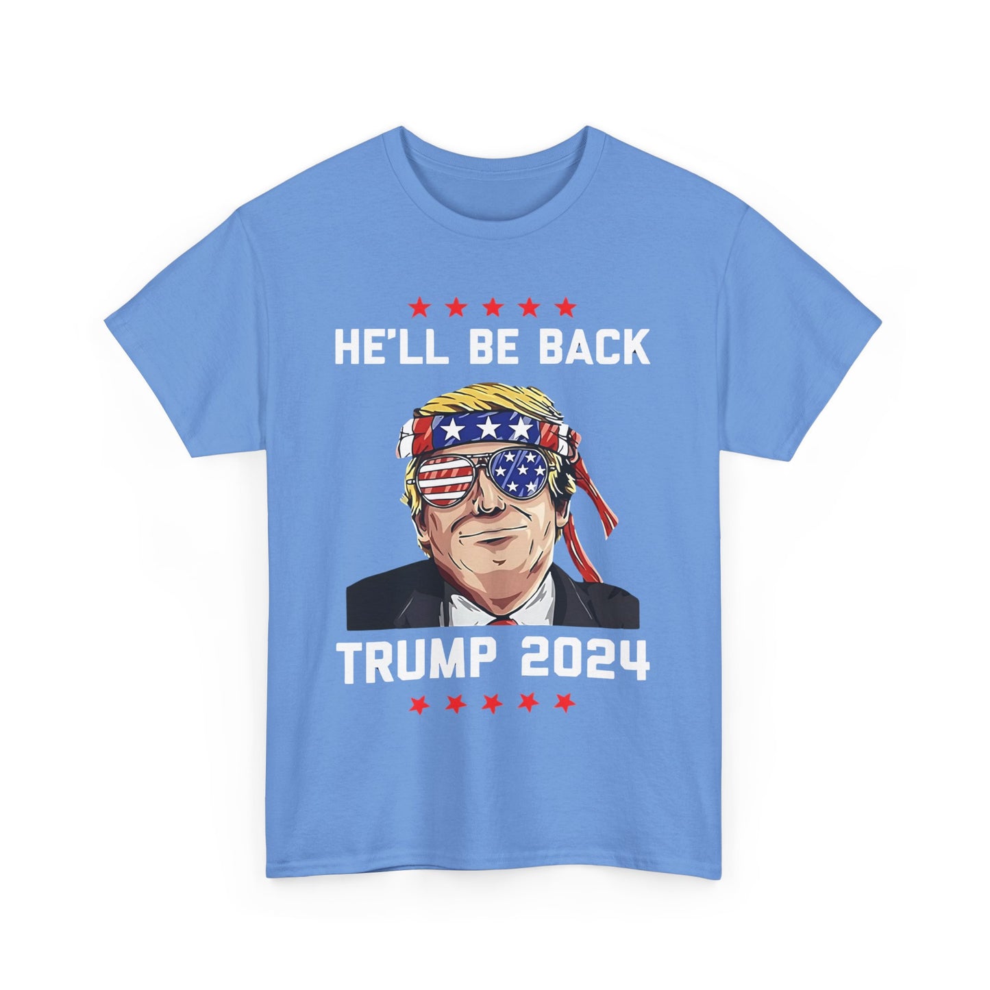 Trump 2024 i'll be Back T-shirt | Express Delivery available - The American Glory