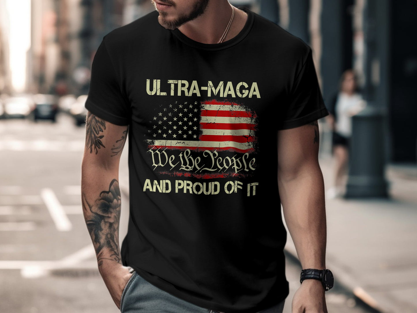 Ultra Maga and Proud of it T-shirt We the People T-shirt Trump Shirt - The American Glory