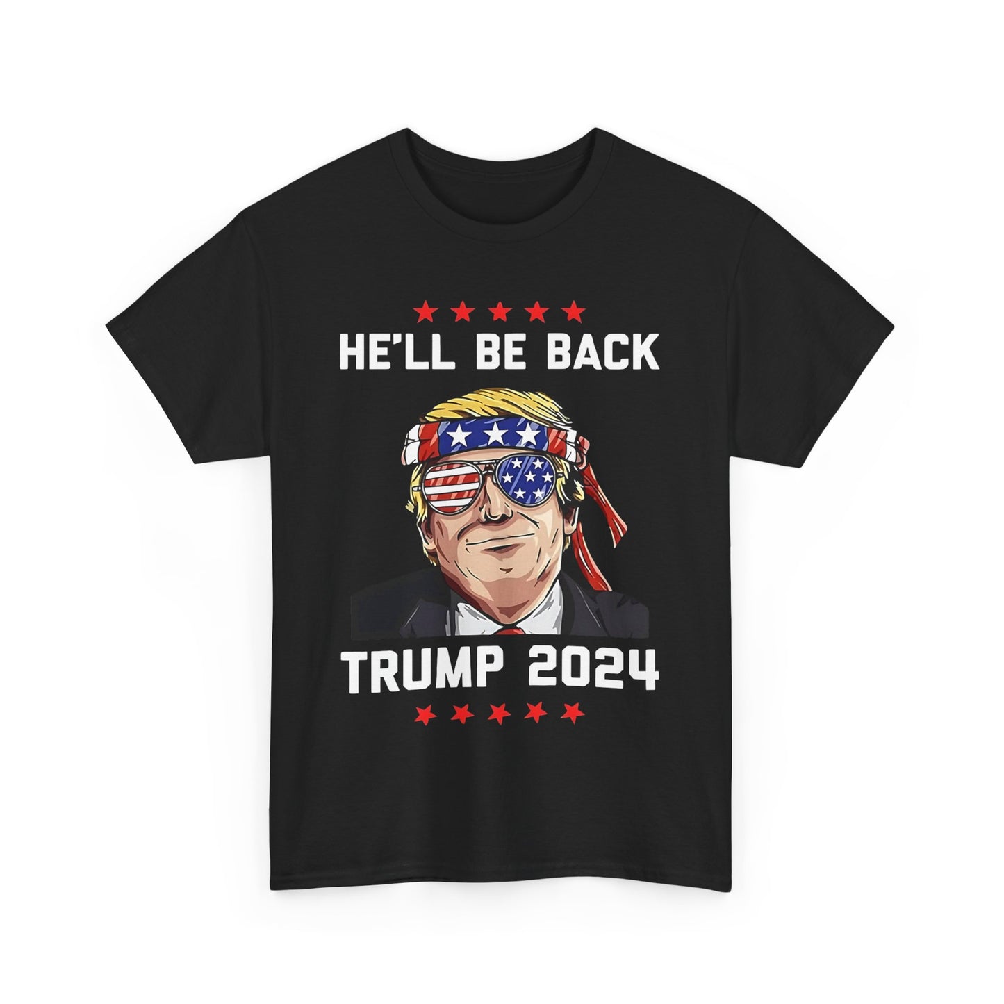 Trump 2024 i'll be Back T-shirt | Express Delivery available - The American Glory