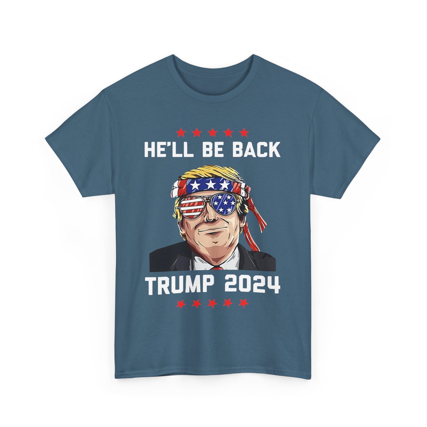 Trump 2024 i'll be Back T-shirt | Express Delivery available - The American Glory