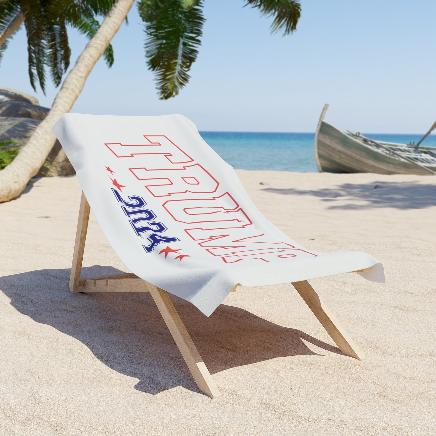 Trump 2024 Beach Towel, MAGA Summer Essentials, Trump 2024 Merchandise, Trump Supporter Gifts, MAGA Beach Accessories, Trump 2024 Election Gear, Comfortable Beach Towels - The American Glory