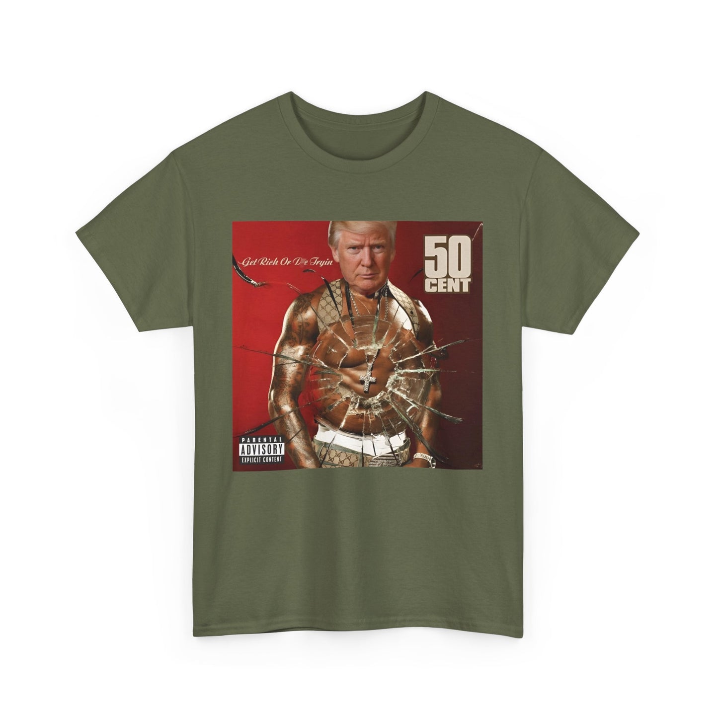 Donald Trump 50 Cent Album Cover Unisex T-shirt - The American Glory