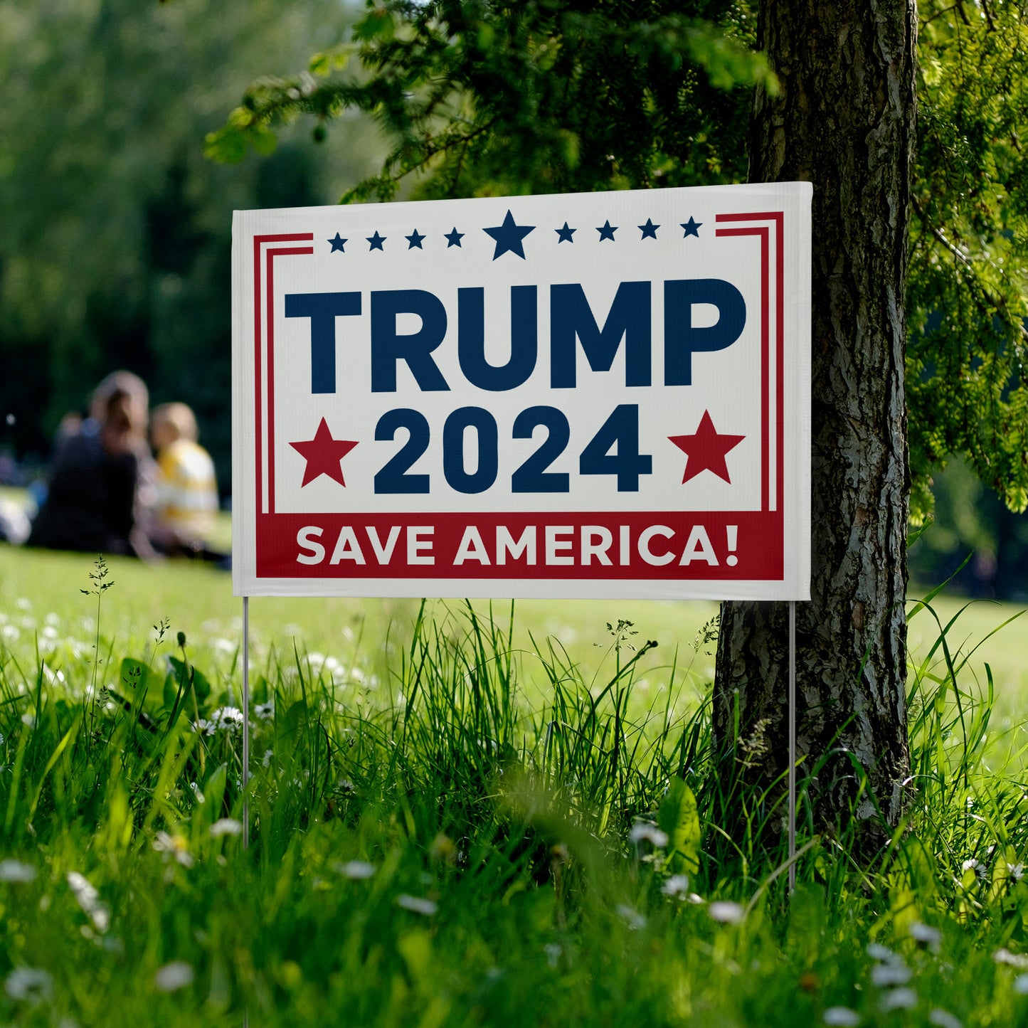 Trump 2024 Save America Yard Sign - The American Glory