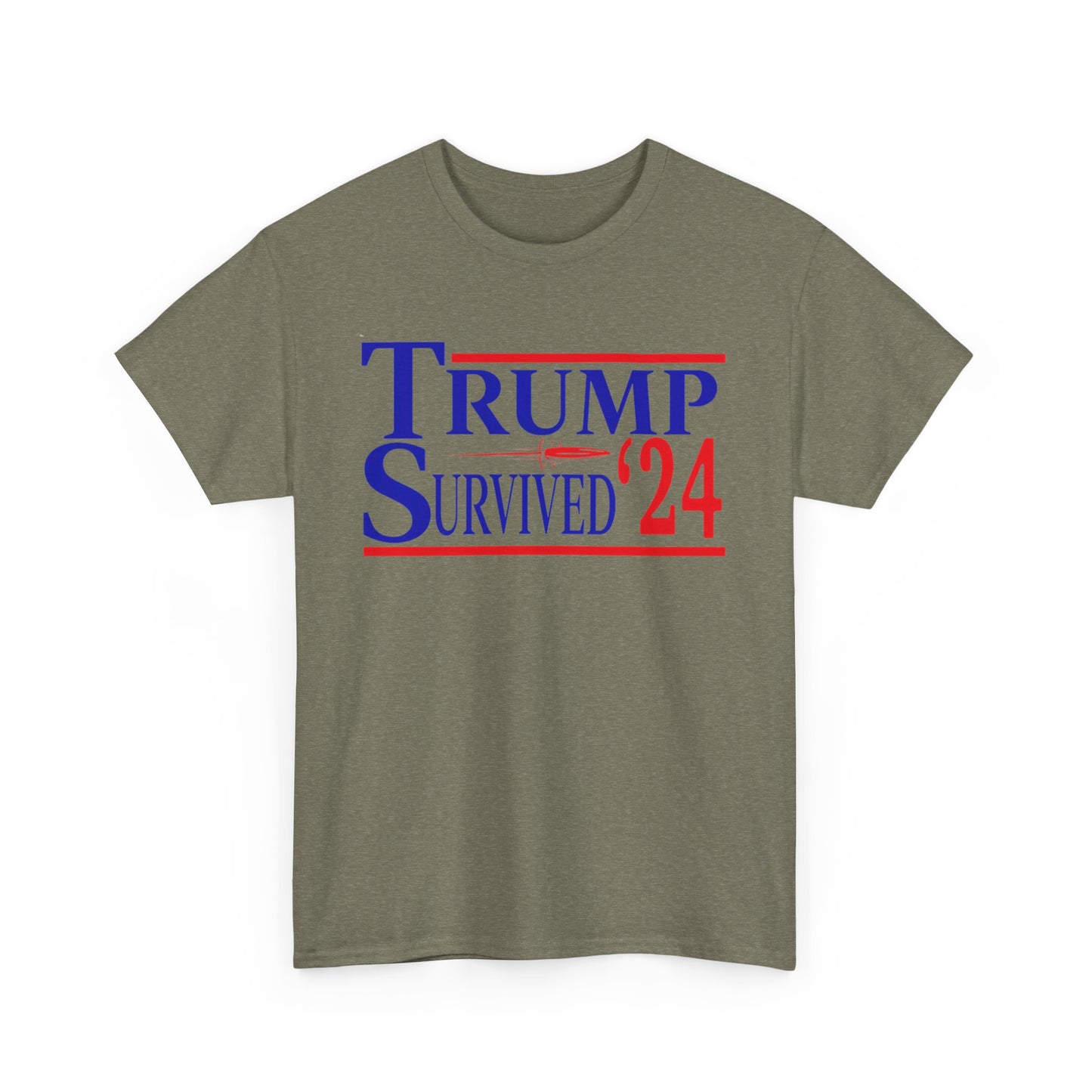 Trump Survived, 2024 T-shirt | Express Delivery available - The American Glory
