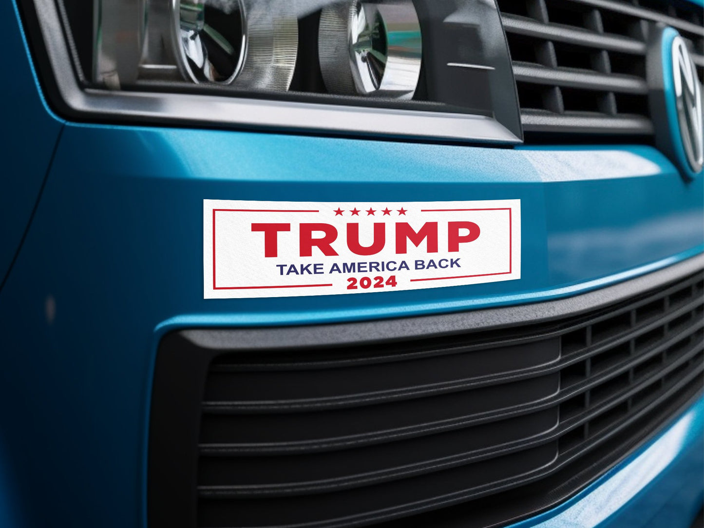 Trump 2024 Take America Back Bumper Sticker - The American Glory