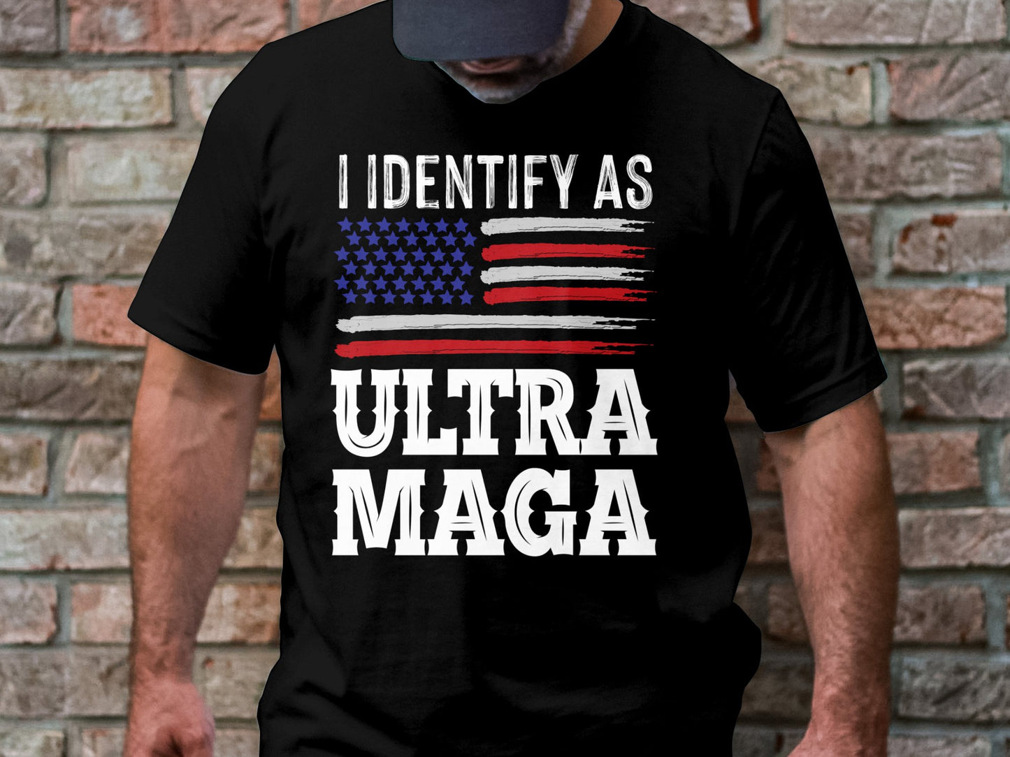 I Identify As Ultra Maga T-shirt Trump Shirts - The American Glory