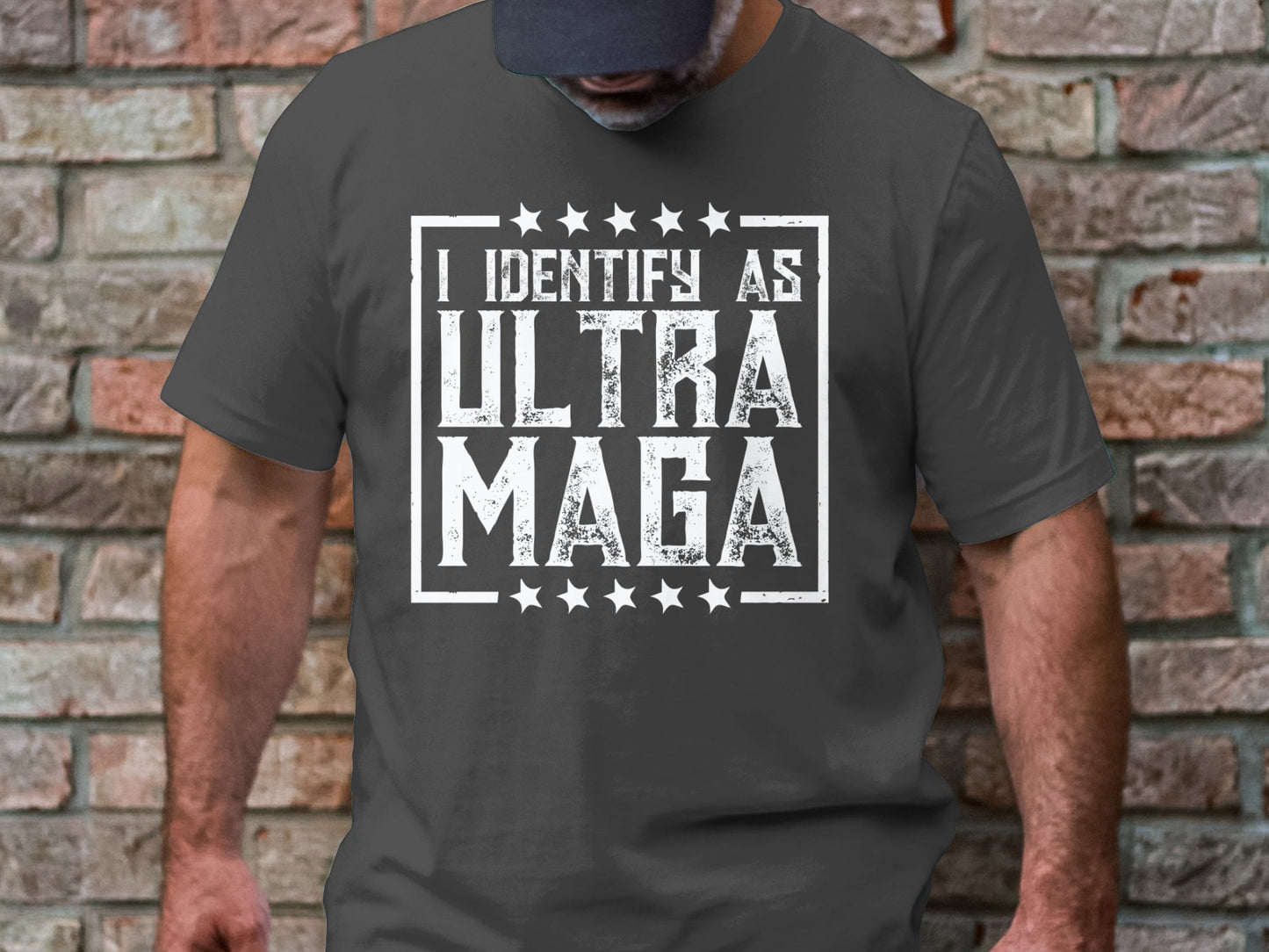 I identify as Ultra Maga T-shirt Trump Shirt - The American Glory