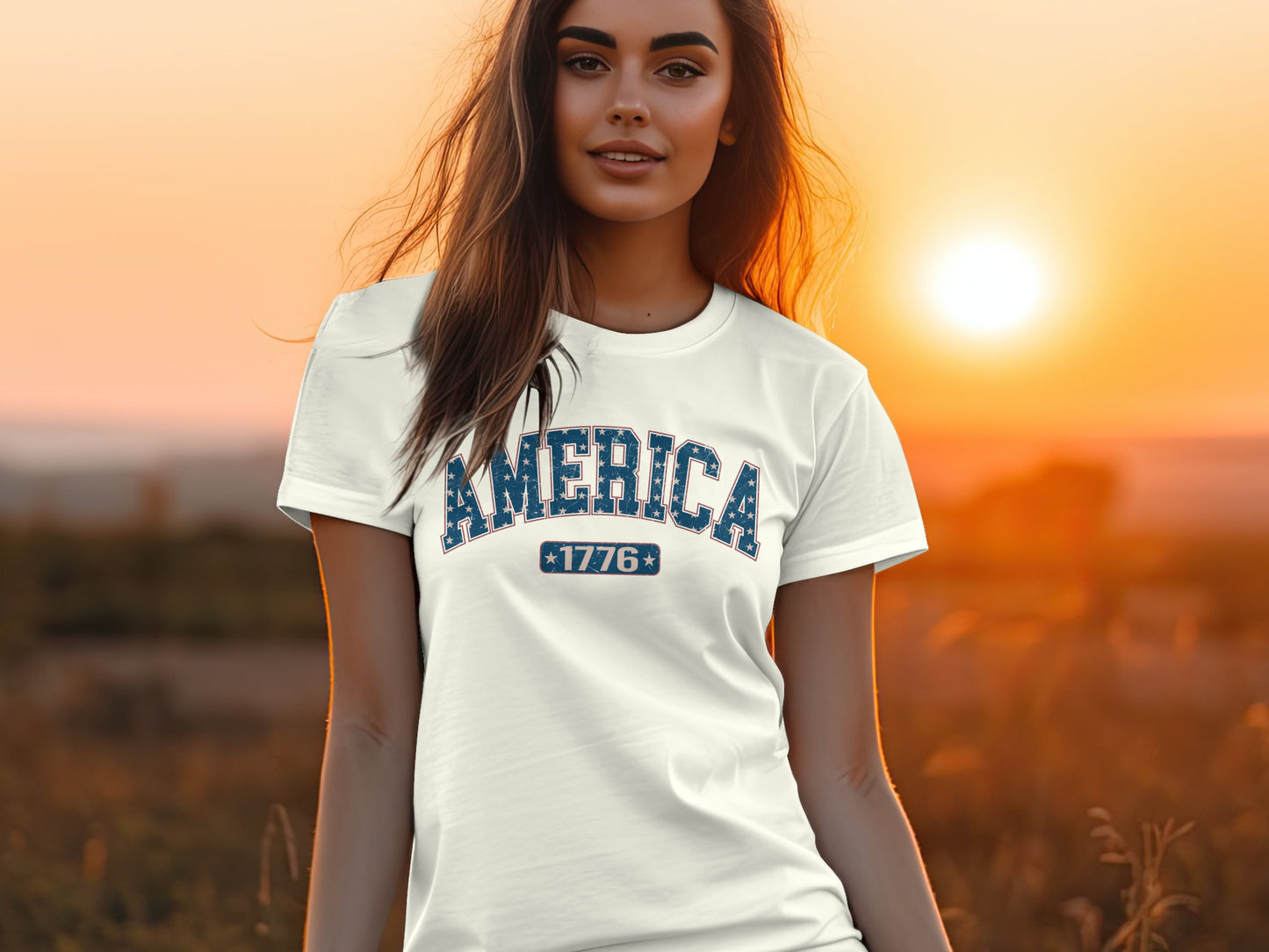 America 1776 T-shirt | Patriotic T-shirt - The American Glory