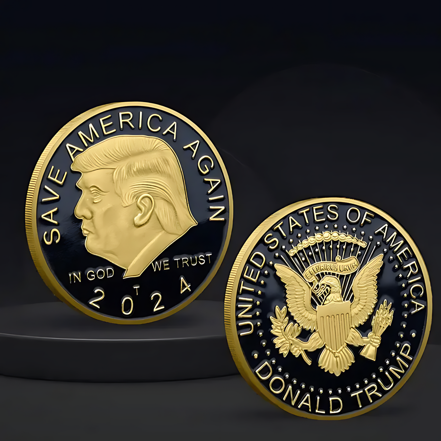 Donald Trump 2024 Commemorative Coin - The American Glory