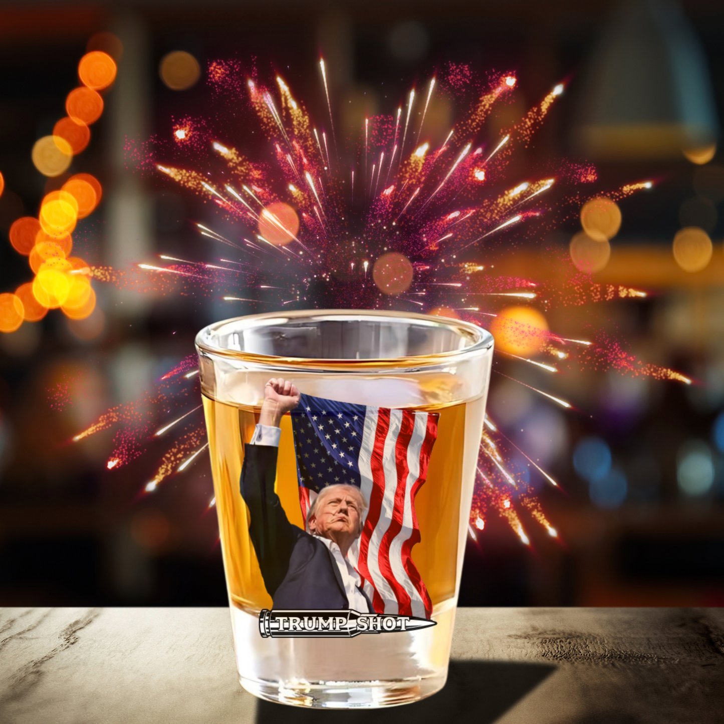 Trump Shot Shot Glass, 1.5oz - The American Glory