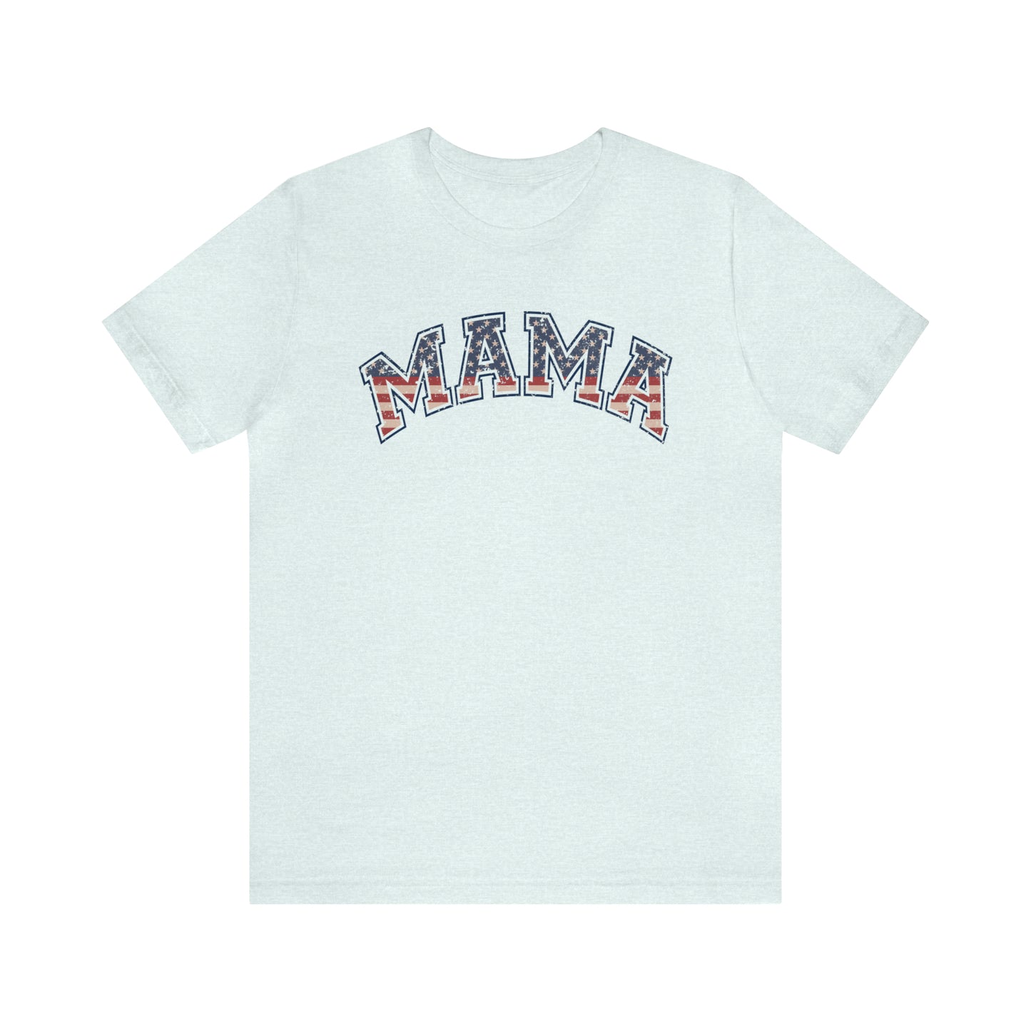 American Flag Retro Mama T-shirt - The American Glory