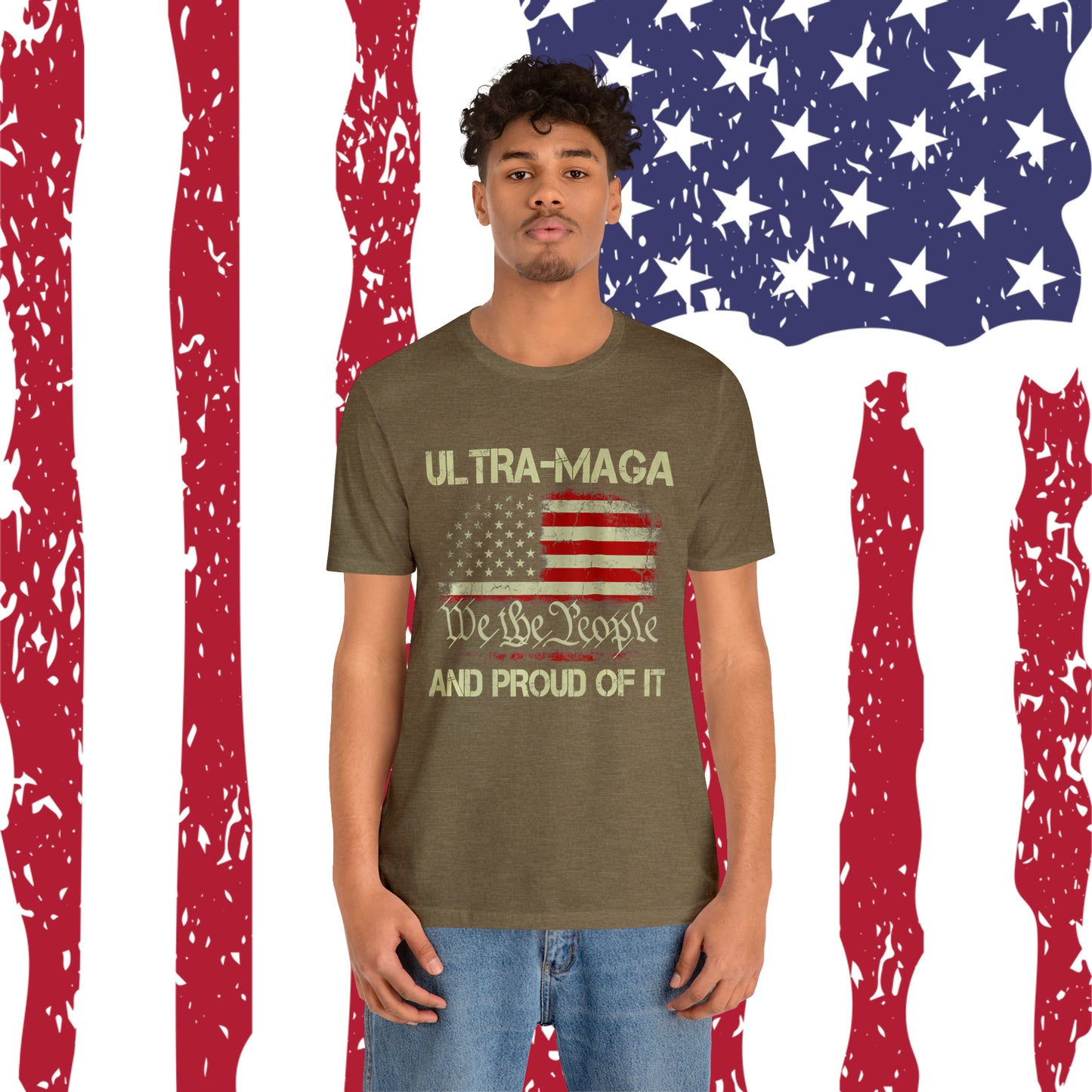 Ultra Maga and Proud of it T-shirt We the People T-shirt Trump Shirt - The American Glory