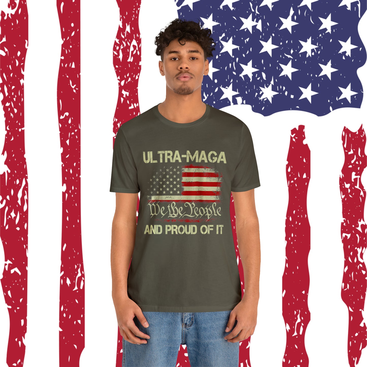 Ultra Maga and Proud of it T-shirt We the People T-shirt Trump Shirt - The American Glory