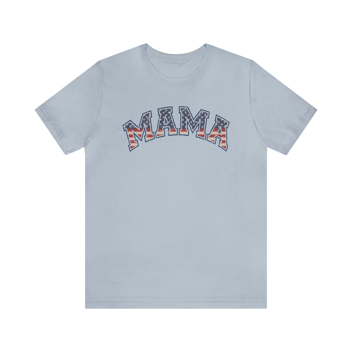 American Flag Retro Mama T-shirt - The American Glory