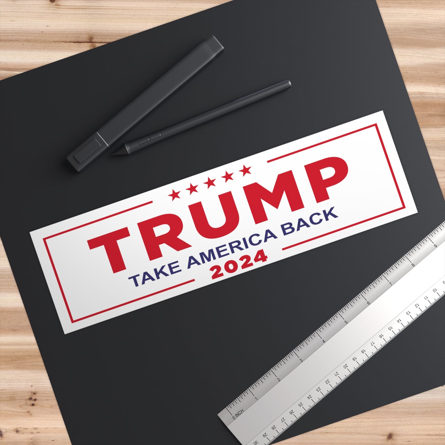 Trump 2024 Take America Back Bumper Sticker - The American Glory