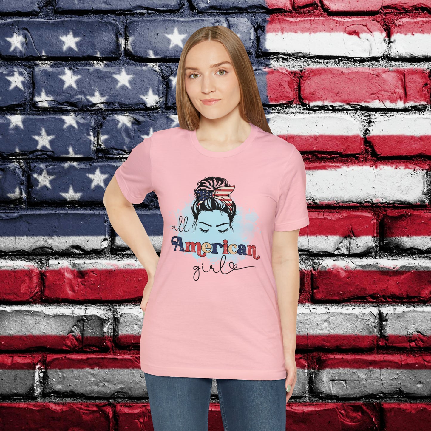 All American Girl T-shirt - The American Glory