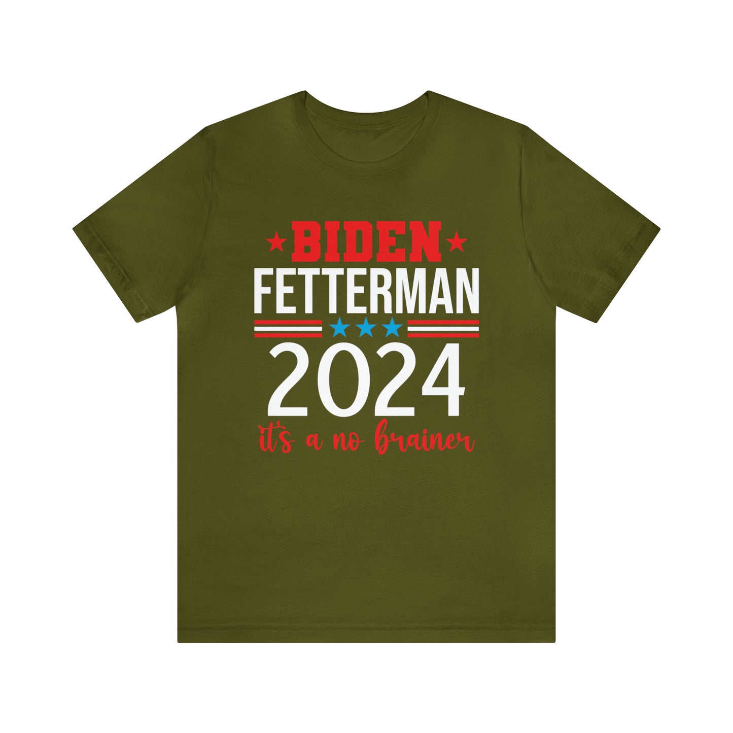 Biden Fetterman 2024 its a no brainer T-shirt - The American Glory