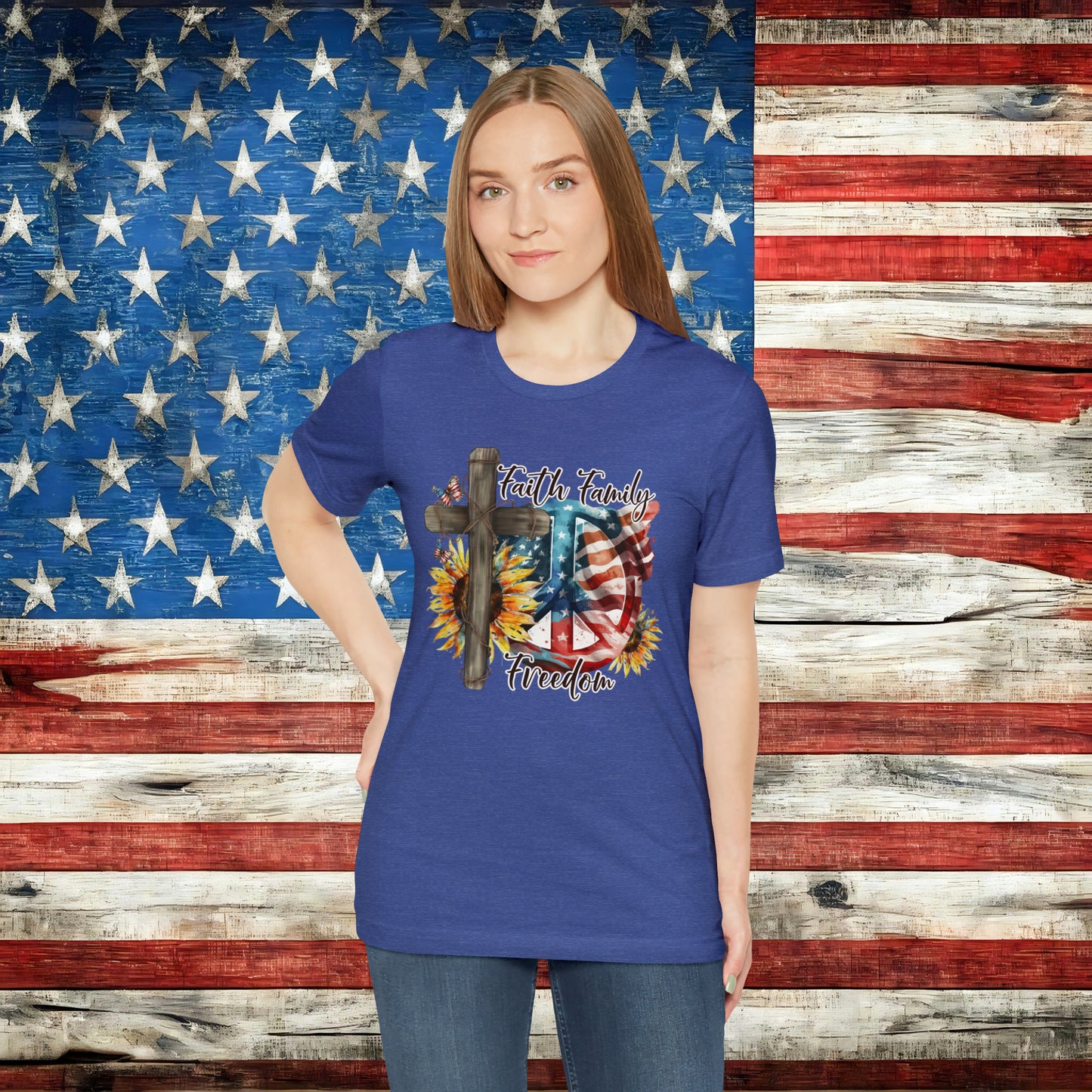 Faith Family Freedom T-shirt - The American Glory