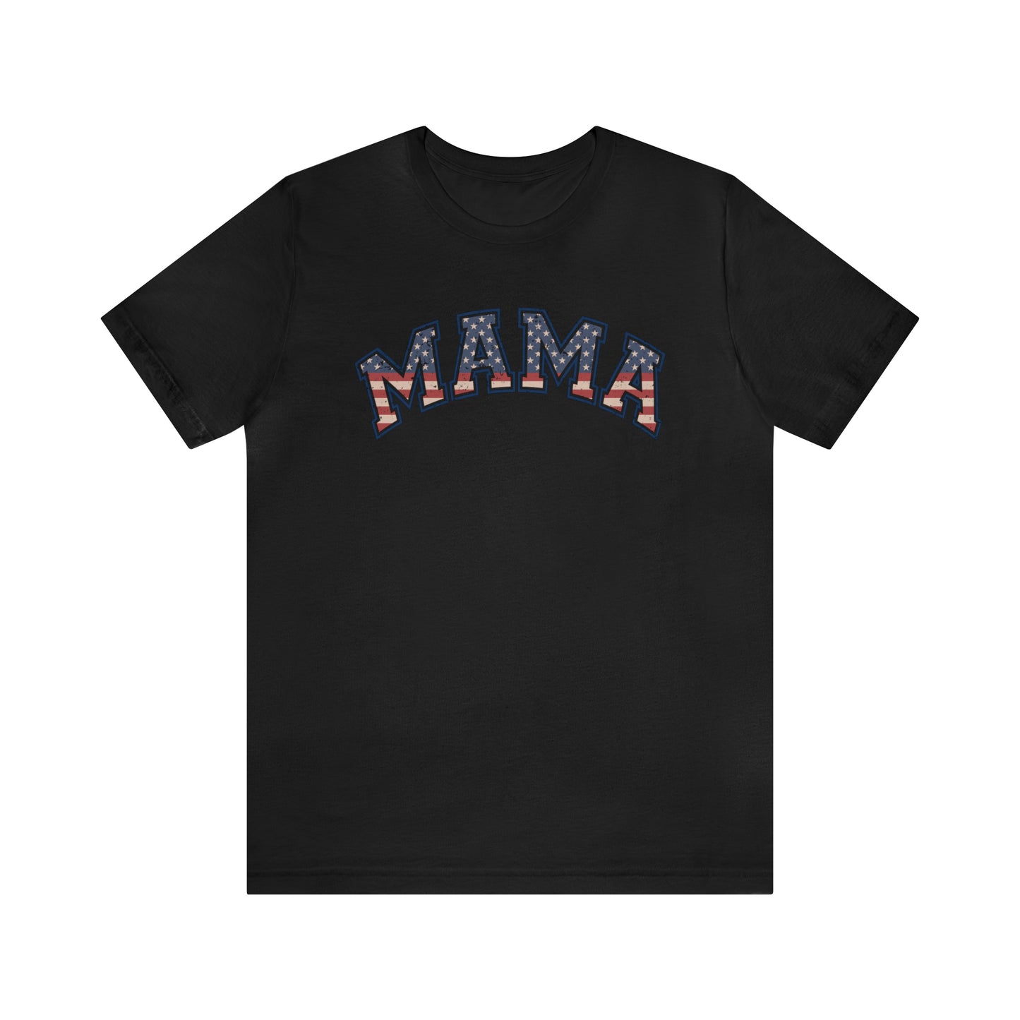 American Flag Retro Mama T-shirt - The American Glory