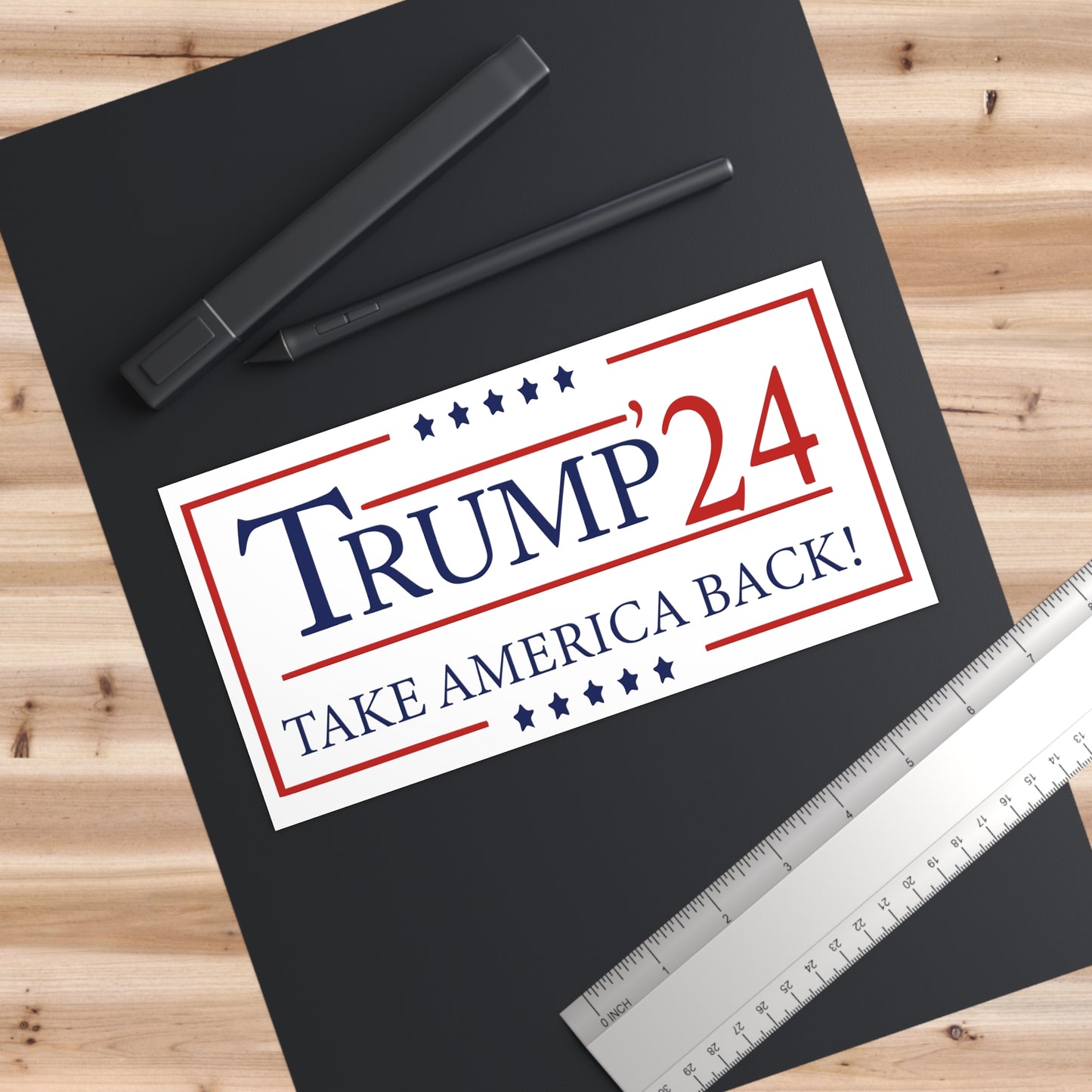 Trump 2024 Take America Back Bumper Sticker - The American Glory