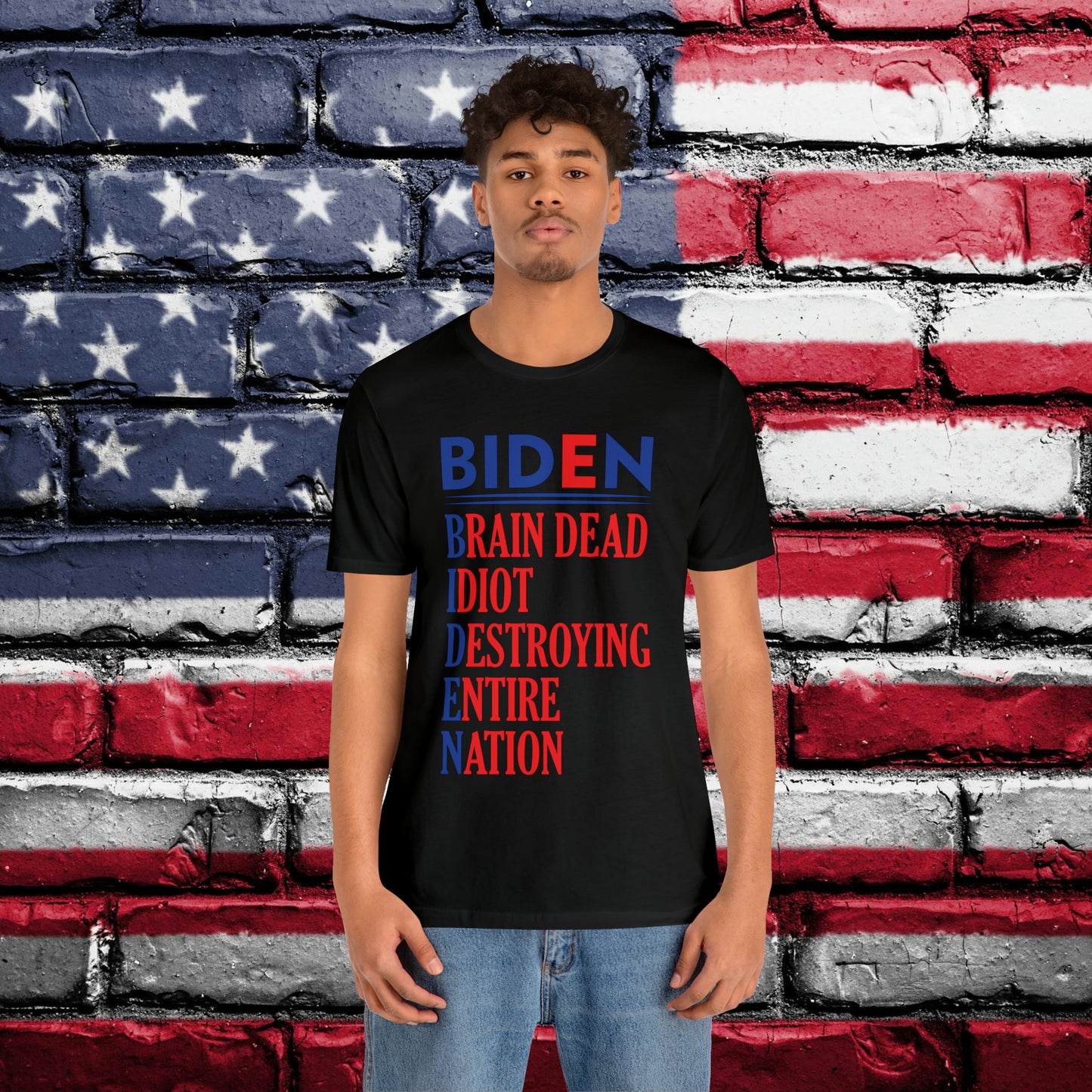 Biden Brain Dead...T-shirt - The American Glory