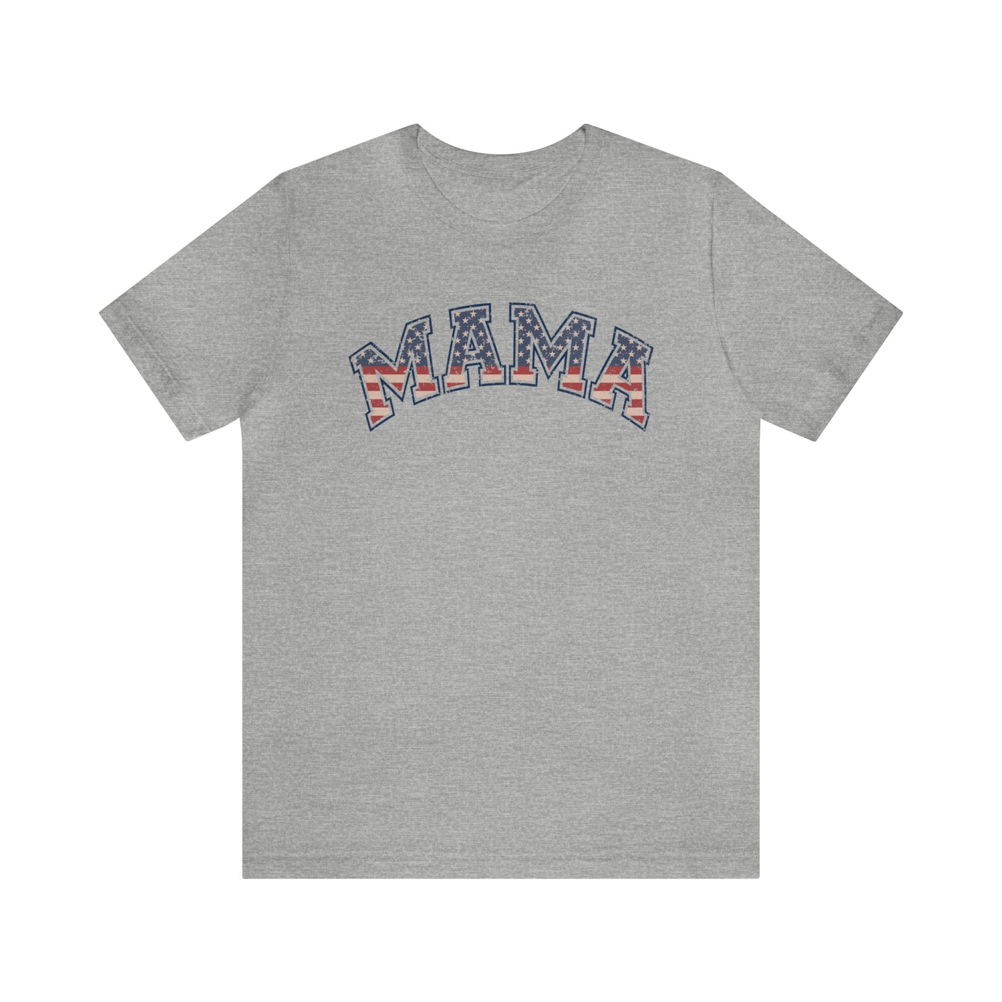 American Flag Retro Mama T-shirt - The American Glory