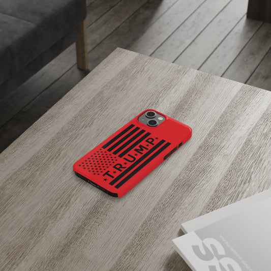 Trump American Flag Slim Phone Case - The American Glory