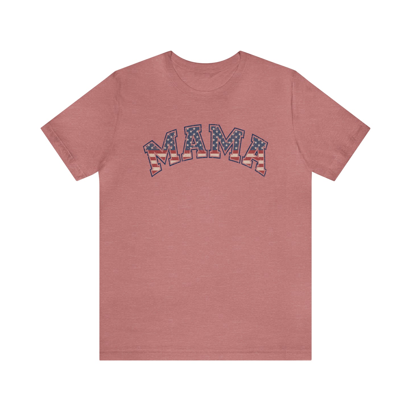 American Flag Retro Mama T-shirt - The American Glory