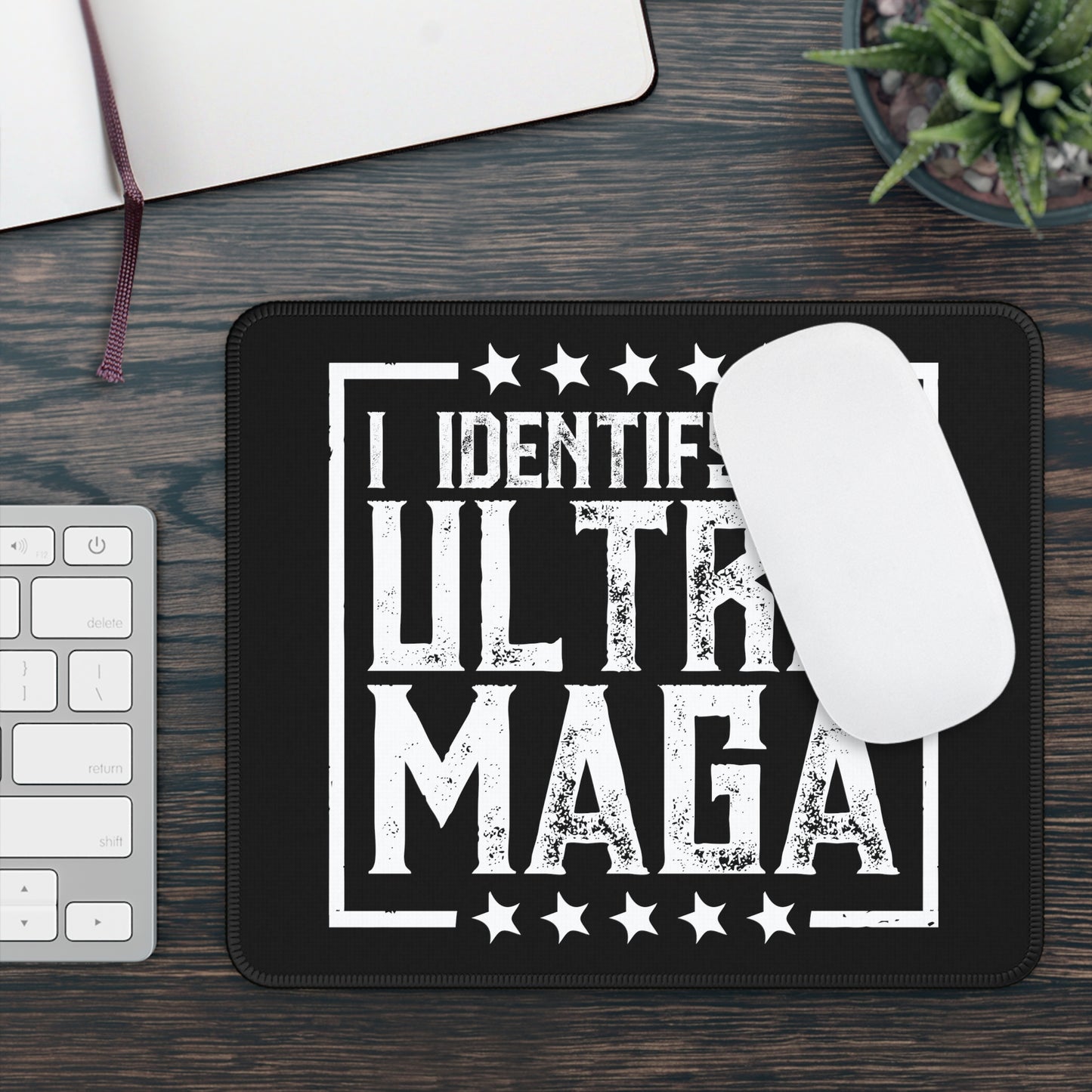 I Identify As Ultra Maga Mouse Pad - The American Glory